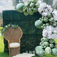 Зеленый и белый 118 шт