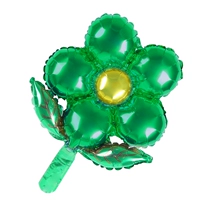 Зеленый с пятью лепестками листа