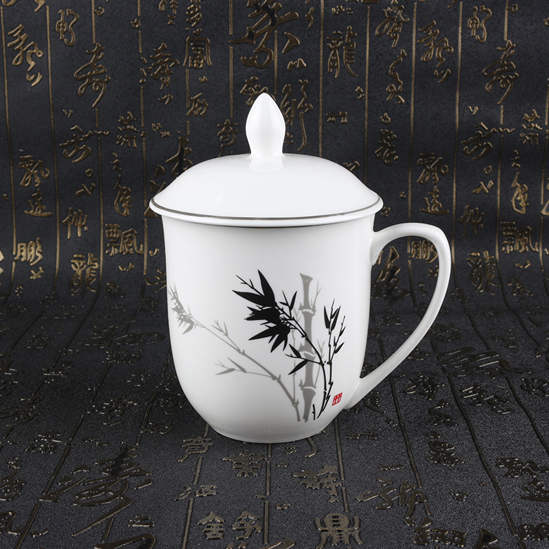 Arst/ya cheng DE welcome cup bamboo flower ceramic cups water cup and cup office cup cup