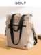 GOLF双肩包女2025新款时尚休闲单肩大容量电脑背包旅行包轻便书包