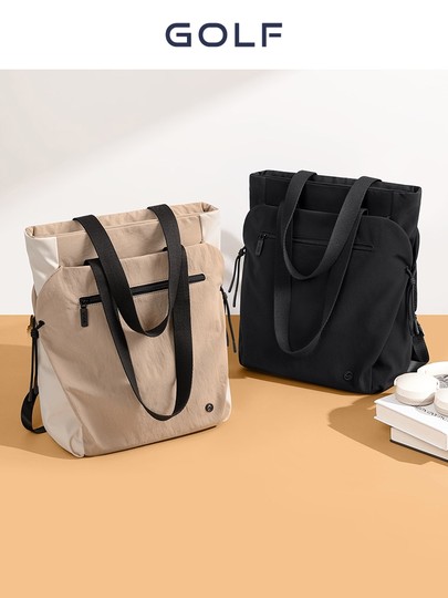 GOLF双肩包女2025新款时尚休闲单肩大容量电脑背包旅行包轻便书包