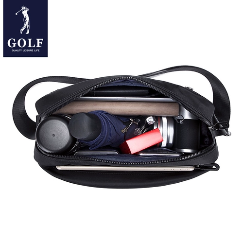 Мужская сумка через плечо, тканевая вместительная и большая летняя сумка на одно плечо, ткань оксфорд