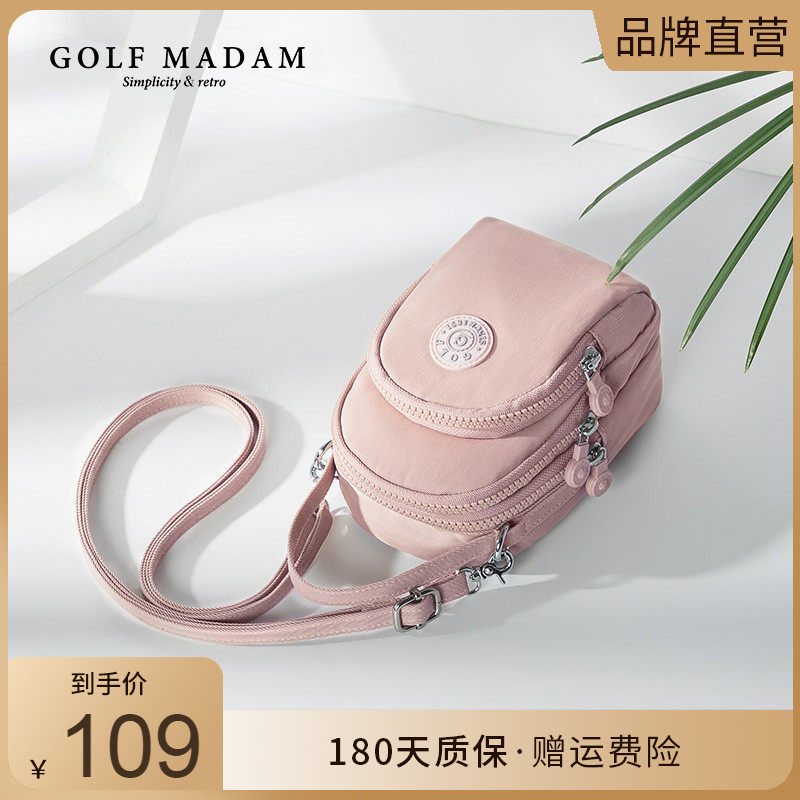 GOLF GOLF small bag female 2022 new mini mobile phone bag multi-layer all-match female bag one-shoulder Messenger bag