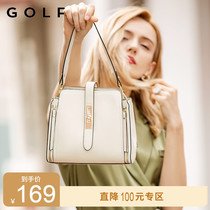 Golden bag 2021 New Tide leather bucket bag Women large capacity shoulder shoulder bag fashion versatile Hand bag