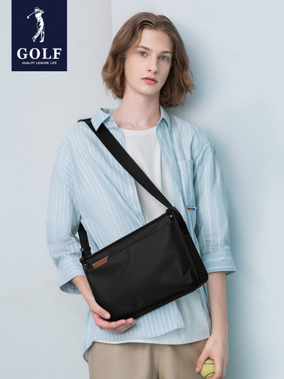 GOLF Herren-Umhängetasche, trendige, lässige Umhängetasche, großes Fassungsvermögen, Canvas-Umhängetasche, Pendler-Sport, kleiner Rucksack für Herren