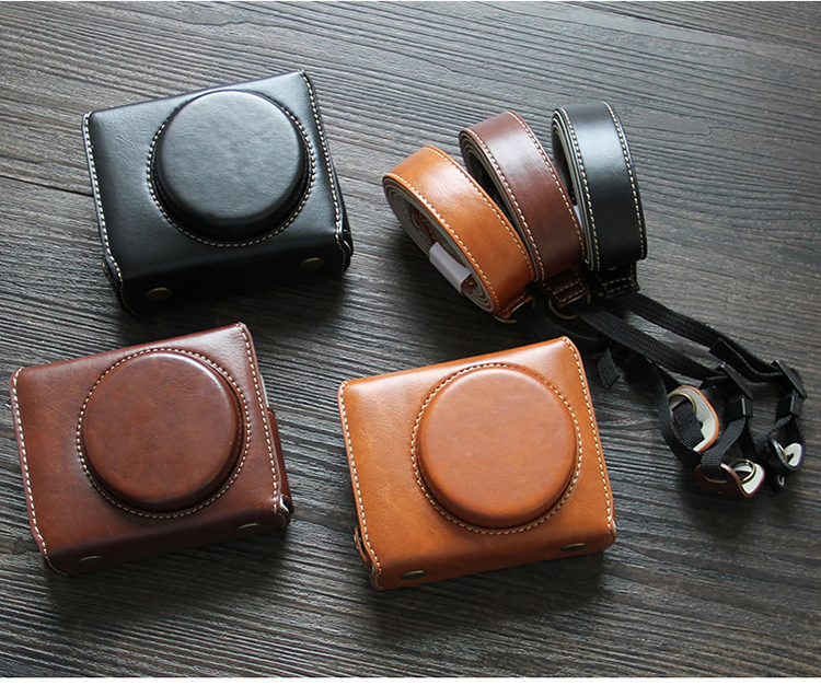 Canon G7x ii túi máy ảnh messenger PowerShot G7 X Mark II bảo vệ tay áo vai retro holster - Phụ kiện máy ảnh kỹ thuật số túi đựng máy ảnh sony