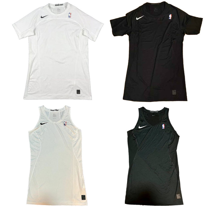 Nike Elastic Tight-Fitting Undershirt Short-Sleeved Pro Basketball Training Sleeveless Jersey Player Version Quick-Drying Material