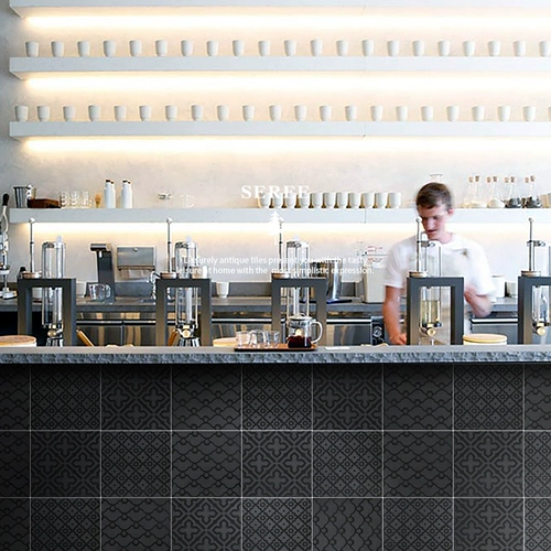 Металлическая текстура Nordic Brick Brick Restaurant Ploy Plain Tiles Туалетная кухня стена пола плитка плитка плитка 200x200