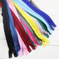 Number 3 ordinary head automatic head front middle open tail zipped thin clothing jacket with a soft smooth length 80 cm