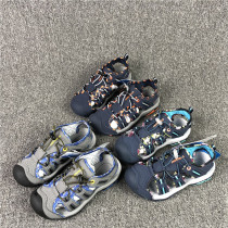 Ah round ejae out Korean boys and girls Baotou Sandals sandals hollow breathable ultra light small children sandals