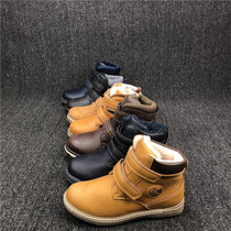 Ah round Enesite winter plus velvet men and women Martin work cotton shoes