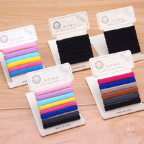 Child hair ring Head rope unhurt hair Hair South Korea Stripe Large Towel Leather Gluten Hair Rope No Seams High Elasticity