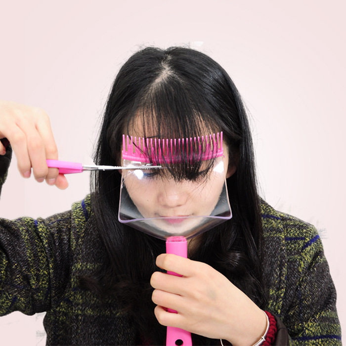 Japan and South Korea Qi bangs trim hair comb Upgraded version DIY styling artifact Women's hair tools are simple and do not hurt hair