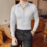 Рубашка, трендовый лонгслив, в корейском стиле