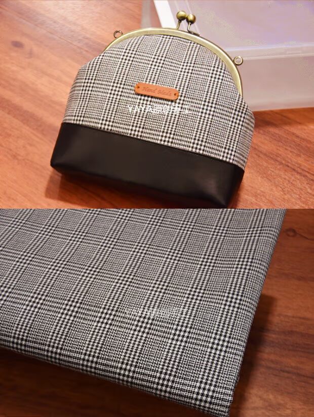 Màu xám cổ điển houndstooth mùa thu và mùa đông vải retro phù hợp với quần nhỏ lưới tinh xảo Anh kéo dài DIY vải thun lạnh họa tiết