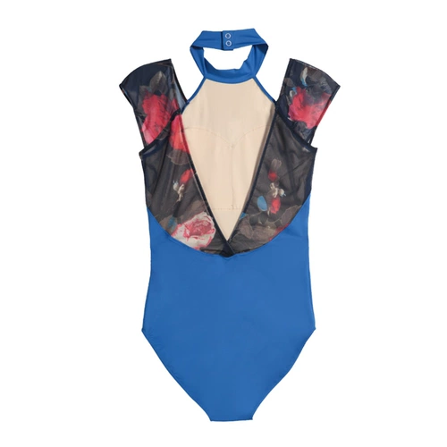 Новый балетный танец балета балета висят шейки на спине одежды для тела печатная сетевая практика практика практики