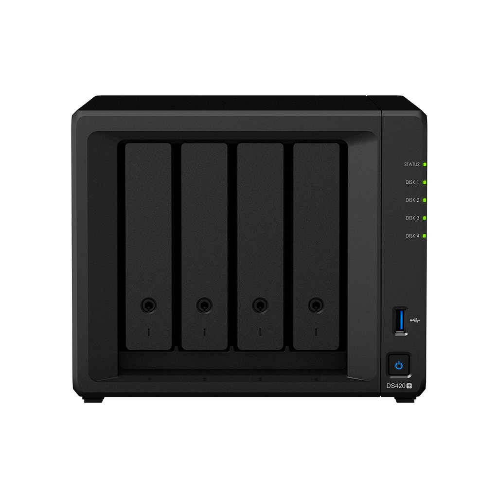 Synology DS420 Dual Core 4-Disk NAS Network Storage Server (No hard drive)