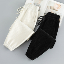 Girl Pants Spring Autumn outside wearing foreign air sports pants casual fashion CUHK Childrens spring clothing Pants Bunches 2022