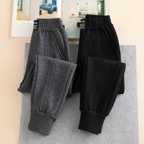 Girl Sports Pants Spring Dress Pants 2022 New Fashion CUHK Children Spring Autumn Casual Pants Foreign Air Bungling Pants