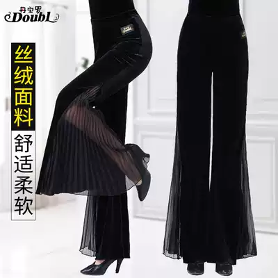 Dan Baoluo gift instrument training suit Velvet dance pants women's body trousers practice uniform dance aerobics gymnastics costume