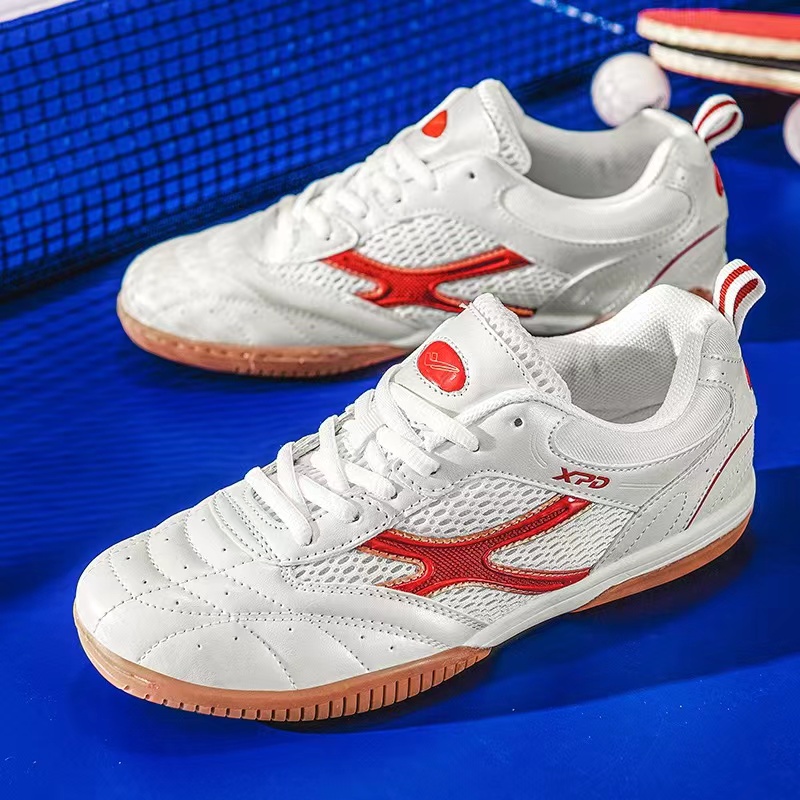 Hi climbing professional game table tennis shoes beef tendon sole men's and women's shoes adult children's non-slip breathable sports shoes