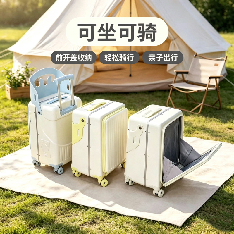 Mom's Suitcase That Kids Can Ride on 20inch Travel Suitcase for Kids and Parents, Trolley Case, Leather Suitcase 22 Mom's Suitcase That Kids Can Ride on 20inch Travel Suitcase for Kids and Parents, Trolley Case, Leather Suitcase 22