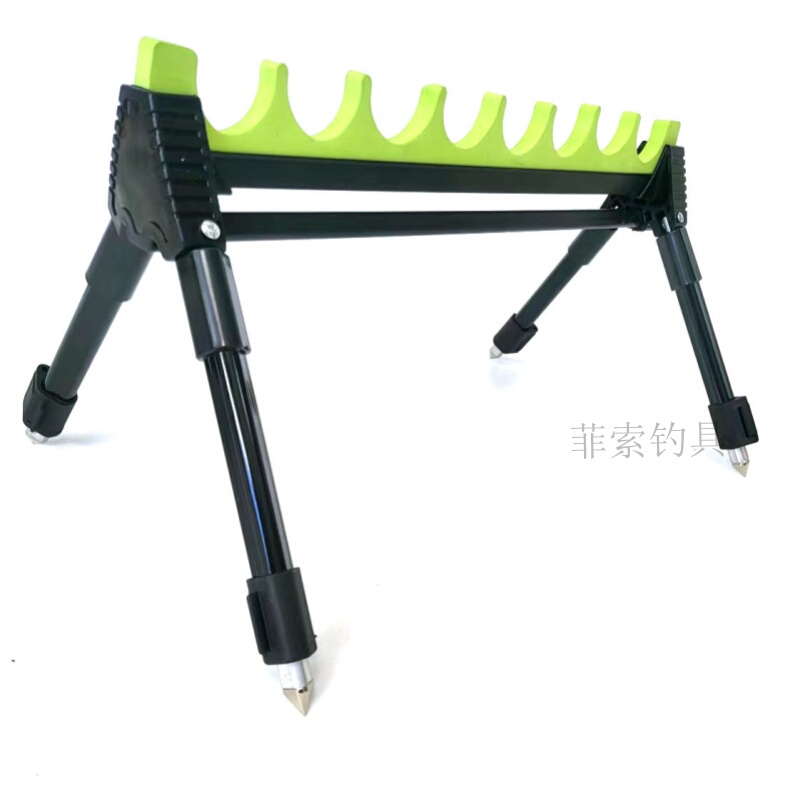 Fly Fishing Method Independent Crossbar Stand Sea Fishing River Fishing Four-Leg Folding Beach Stand Eva Multifunctional Stand