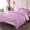 Giường có đệm mền bốn bộ chăn bông phủ chăn trải giường màu đặc - Bộ đồ giường bốn mảnh