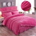 Nằm xuống phương pháp kẹp Meng Zi chăn bao gồm duy nhất mảnh Coral tấm dày đặt - Quilt Covers chăn cotton Quilt Covers