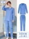 女 天蓝色 长袖（套装）纯棉