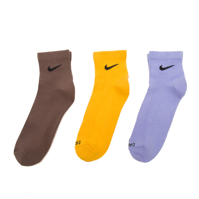 Nike Nike Men's Socks Women's Socks Sports Socks Running Training Towel Bottom Sports Socks Three Pairs Casual Socks Sx6893