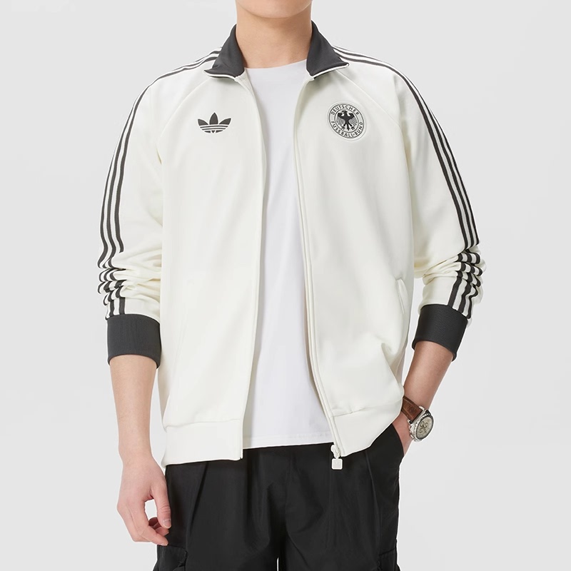 Adidas Trefoil Stand-Up Collar Jacket Men's Sports Casual Knitted Jacket Kb4452 Kg5096 Jz2249