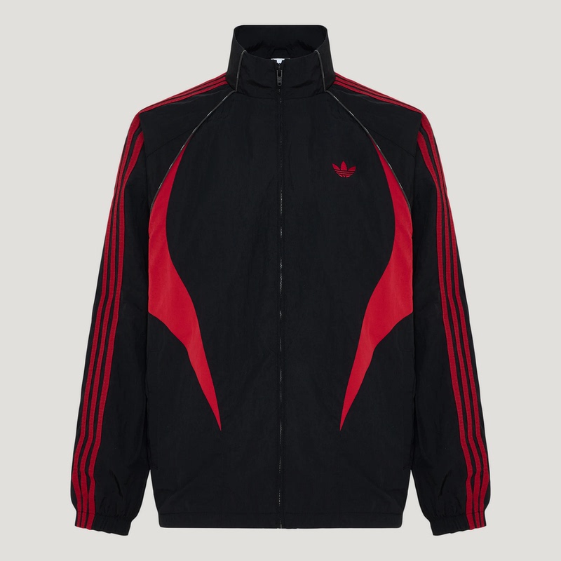 Adidas Trefoil Jacket Men's Casual Hooded Windproof Woven Jacket Top Kx0820 Kx0819 Adidas Trefoil Jacket Men's Casual Hooded Windproof Woven Jacket Top Kx0820 Kx0819