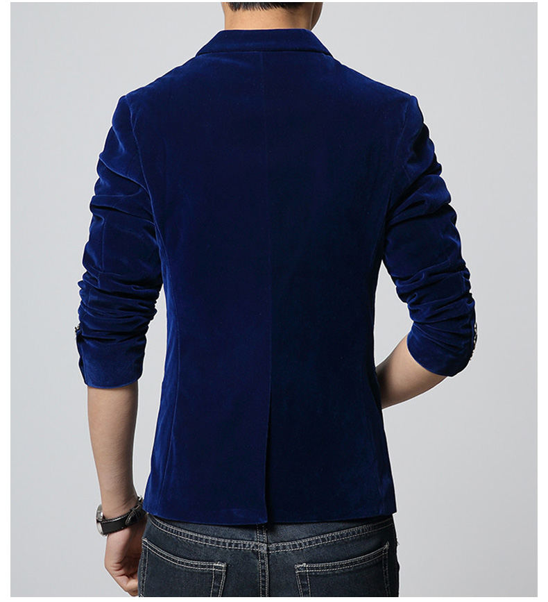 Playboy Mùa thu Suit Suit Nam Slim Thanh niên doanh nhân Hàn Quốc Kết hôn Đẹp trai nhỏ Suit Suit - Cao bồi shop thời trang nam