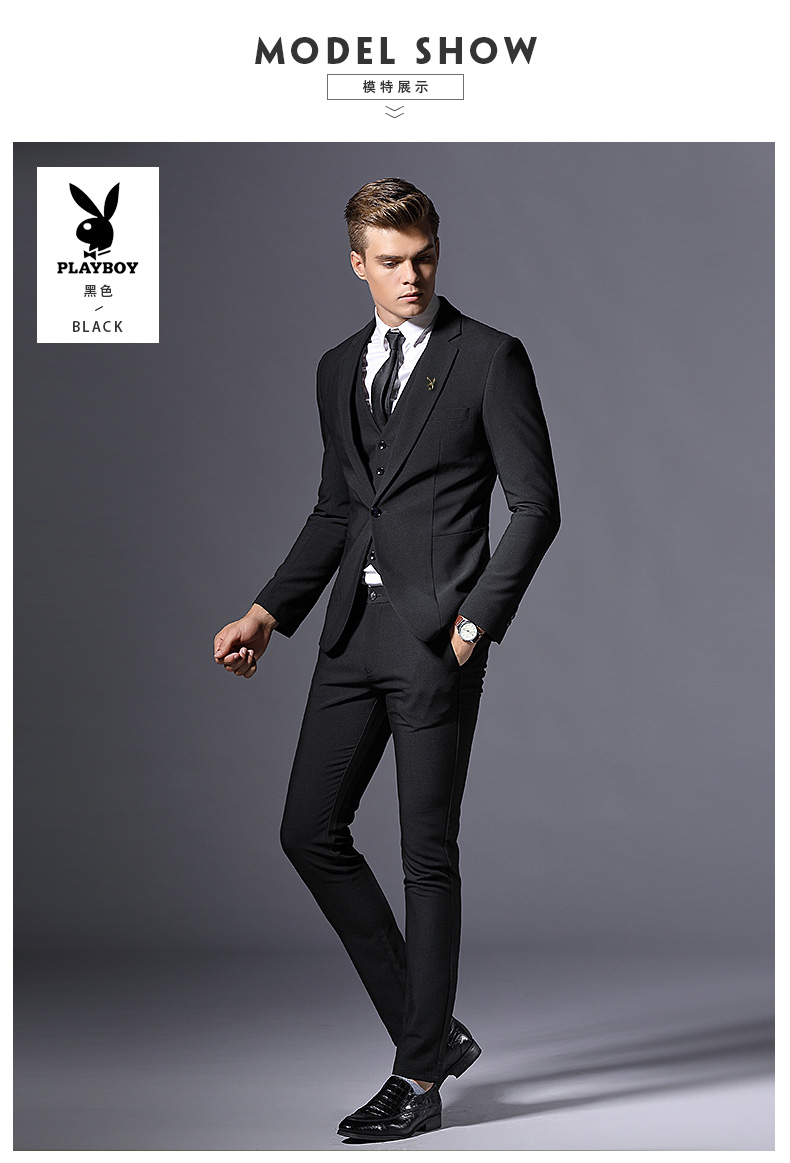 Bộ đồ vest Playboy nam phiên bản Hàn Quốc của Slim Groom chú rể váy cưới Người đàn ông tốt nhất để làm việc phù hợp với nam giới bộ vest nam
