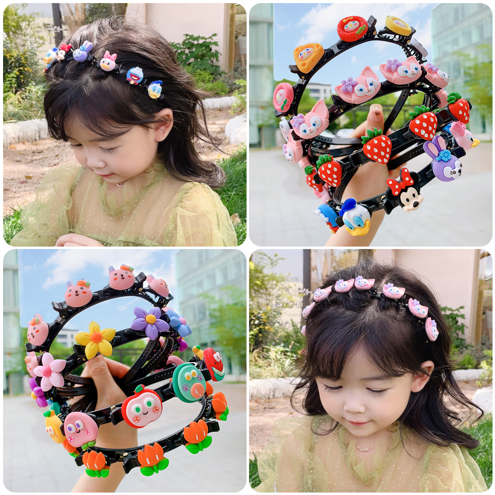 Korean Children Hair Stirrup Hairpin Girl Hair Stirrup Shatter Hair Clip Hair Clip Adorned With Cute Girl Choreography God 2022 New