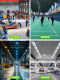Yaming Led Industrial and Mining Light with Finned Heat Sink for Factory, Warehouse, and Workshop Lighting, 100W 200W Ultra-Bright Industrial Pendant Light