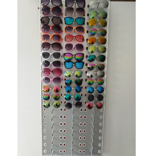 Креативная система хранения, очки на солнечной энергии, стенд, настенная металлическая лента, алюминиевый сплав