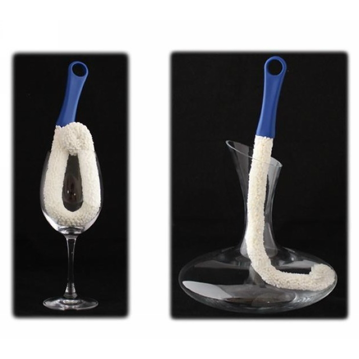 Làm sạch decanter bàn chải rượu vang bàn chải chai chai ấm đun nước bàn chải cốc đa chức năng bàn chải chai ly rượu vang thuỷ tinh