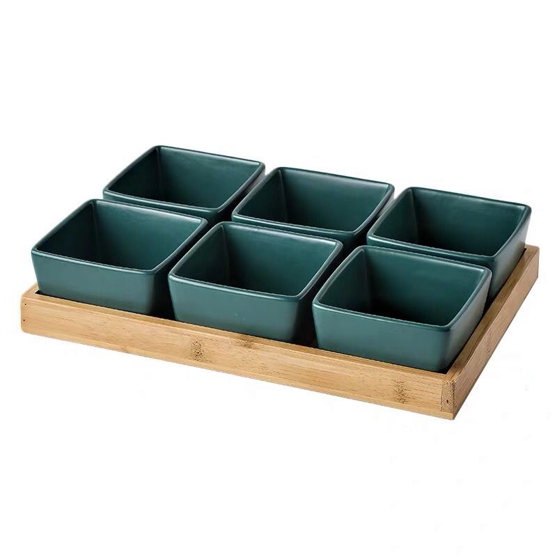 Nordic frame plates fruit bowl creative snacks the nut plate snack plate household ceramic dry fruit bowl of I sitting room