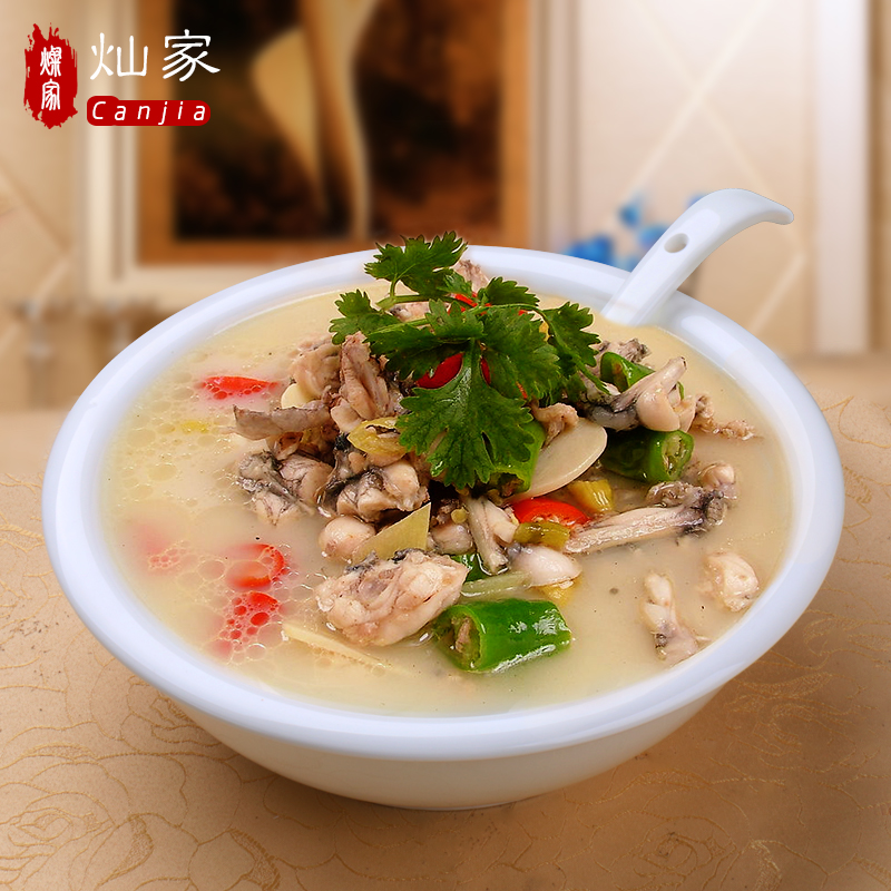 Pure white ceramic big bowl of soup pot rice basin deep bowl restaurant hotel tableware terms powder product pan spoon at your job