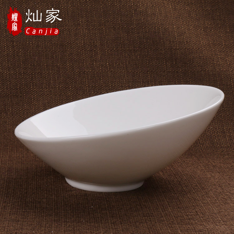 The downtown home pure white ceramic creative bowls white porcelain rainbow such as bowl bowl rainbow such to use Japanese Korean creative tableware salad bowl