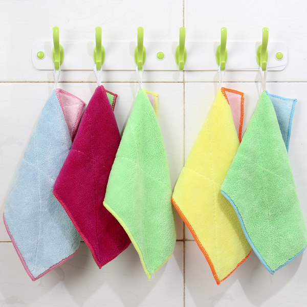 汉世刘家 超细纤维双面吸水抹布 27×16cm*5条装 优惠券折后￥8.6包邮（￥9.6-1）