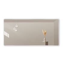 White mirror rectangular bathroom custom bathroom mirror wall-mounted wash mirror aluminum alloy frame washbasin mirror