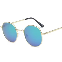 0722 Золотая рама Голубое серебро (ткань сумки)