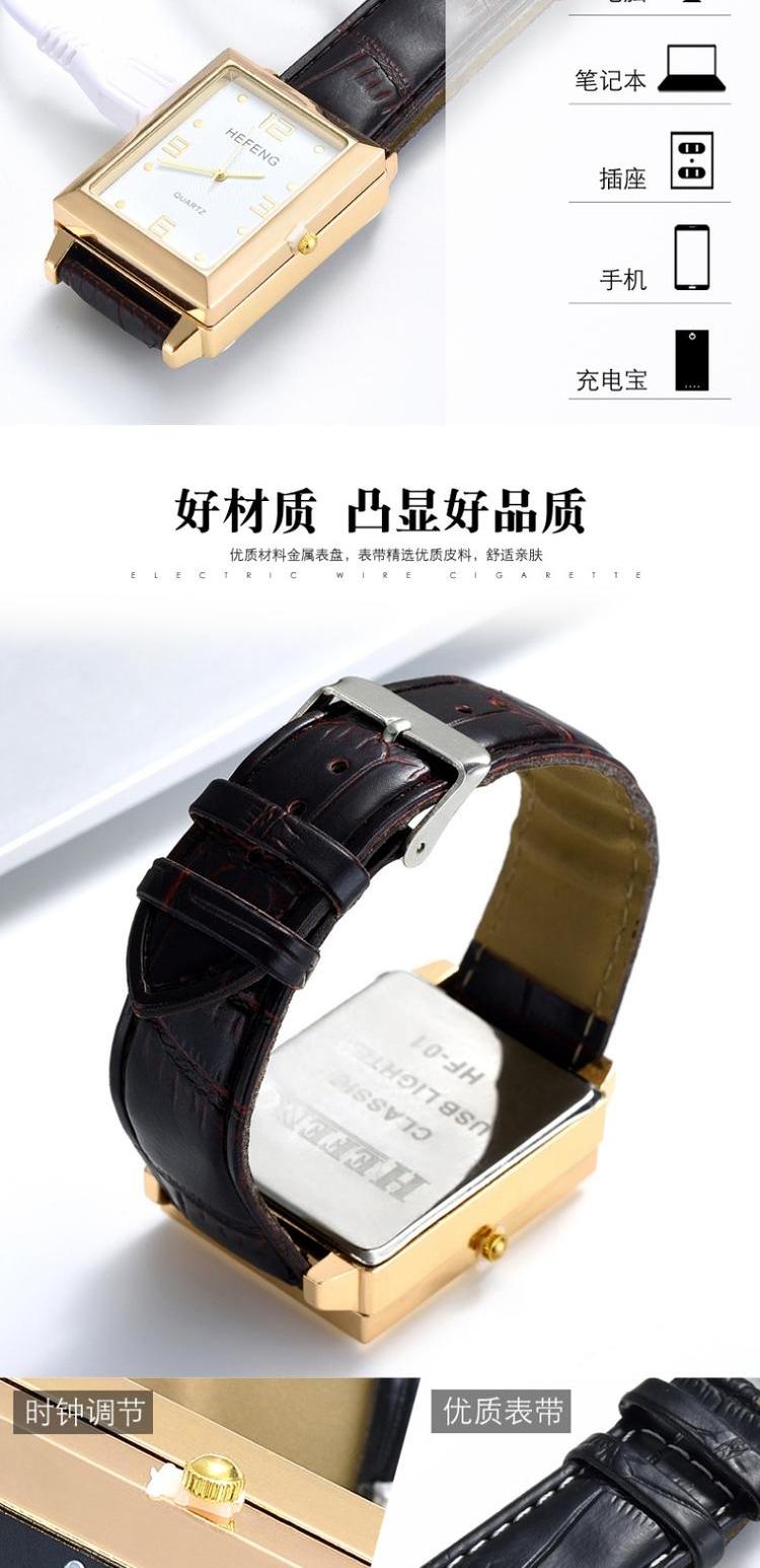 Thương hiệu bật lửa đa chức năng sáng tạo cá tính đồng hồ nam nhỏ nhẹ tùy chỉnh đẹp hơn thuốc lá usb quẹt lửa