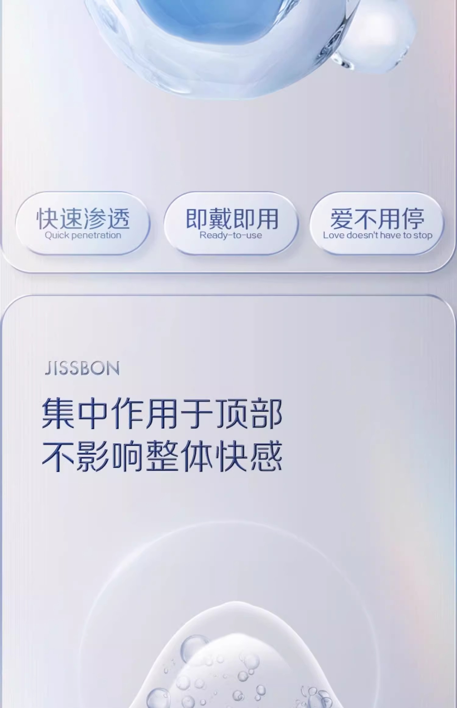 【中国直邮】Jissbon/杰士邦白金持久超薄延时避孕套安全套6只/盒