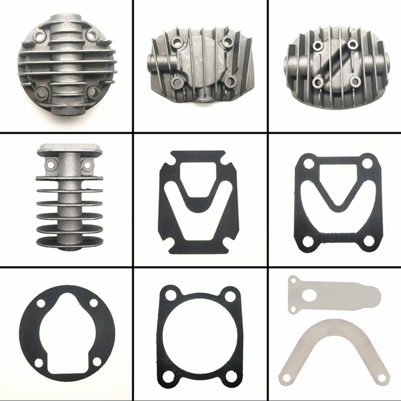 Small gas pump direct-connected portable air compressor accessories cylinder head paper gasket valve