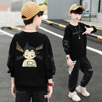 Childrens clothing boys autumn clothes 2021 new middle and Big Boy Boy spring and autumn coat Korean version of foreign atmosphere tide