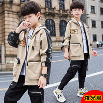 Childrens clothing boys autumn coat 2021 new boys spring and autumn children Foreign style Net red coat Korean tide